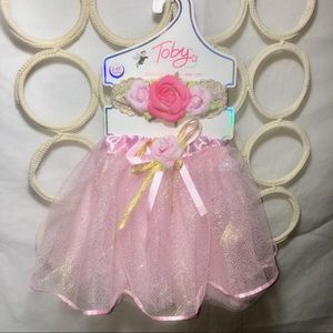 TOBY NYC NWT Tutu & Headband Fits Size 2T, 3T, 4T